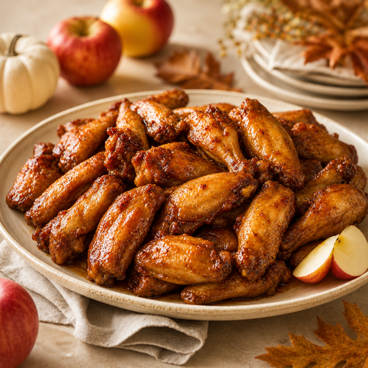 Ailes de poulet laquées au cidre - 48 pièces