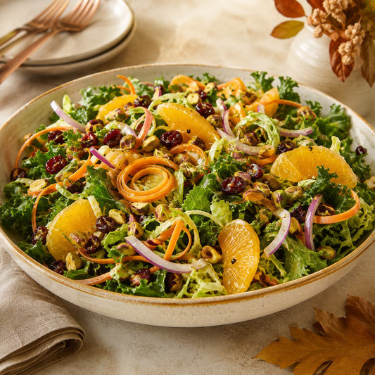 Salade de chou cavalier de Thanksgiving